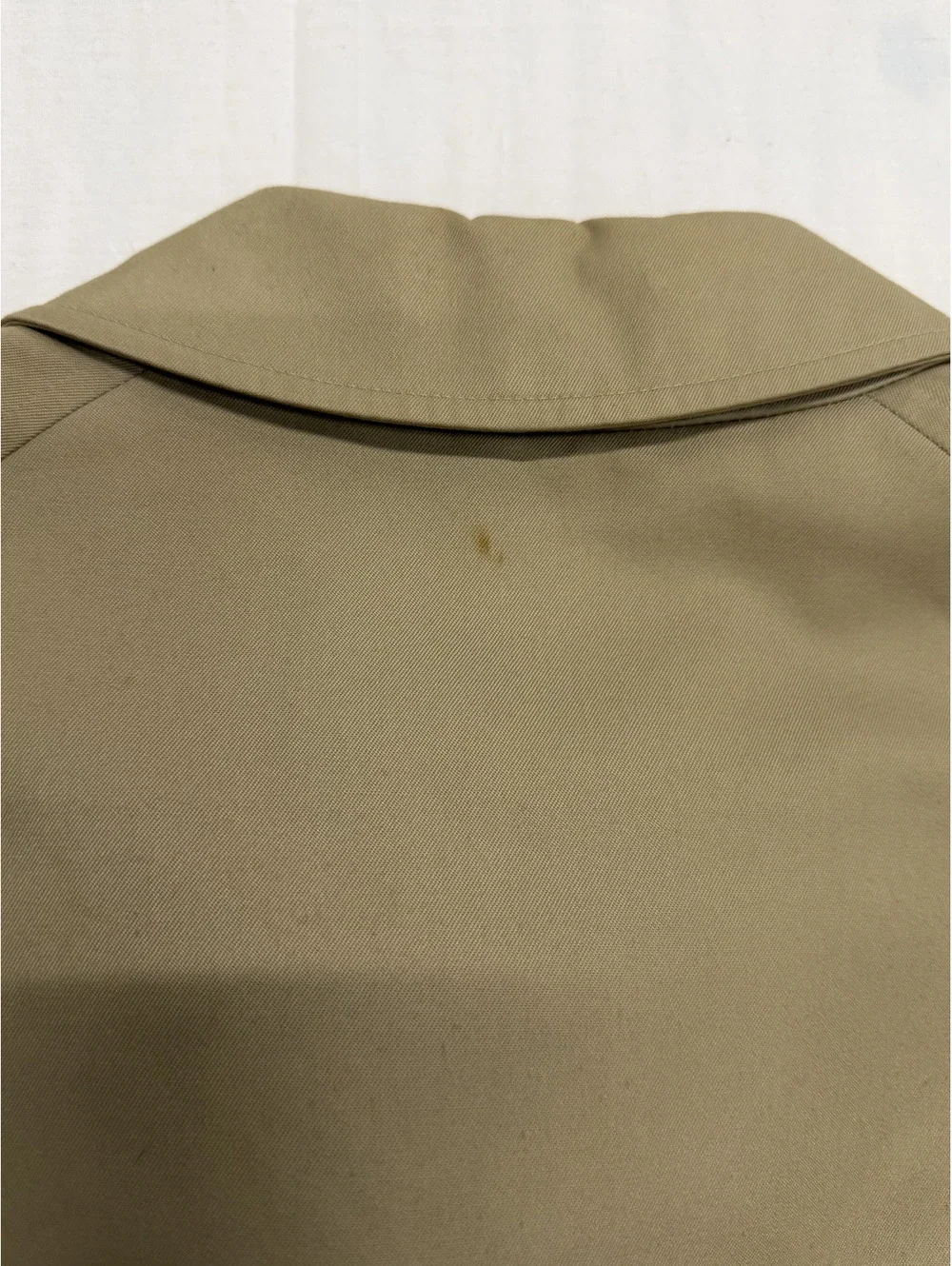 Burberry Classic Khaki Long Trench Coat with Double Breasted Buttons - Picture 15 of 16